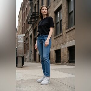 Women's High-Rise Slim Jeans - Blue